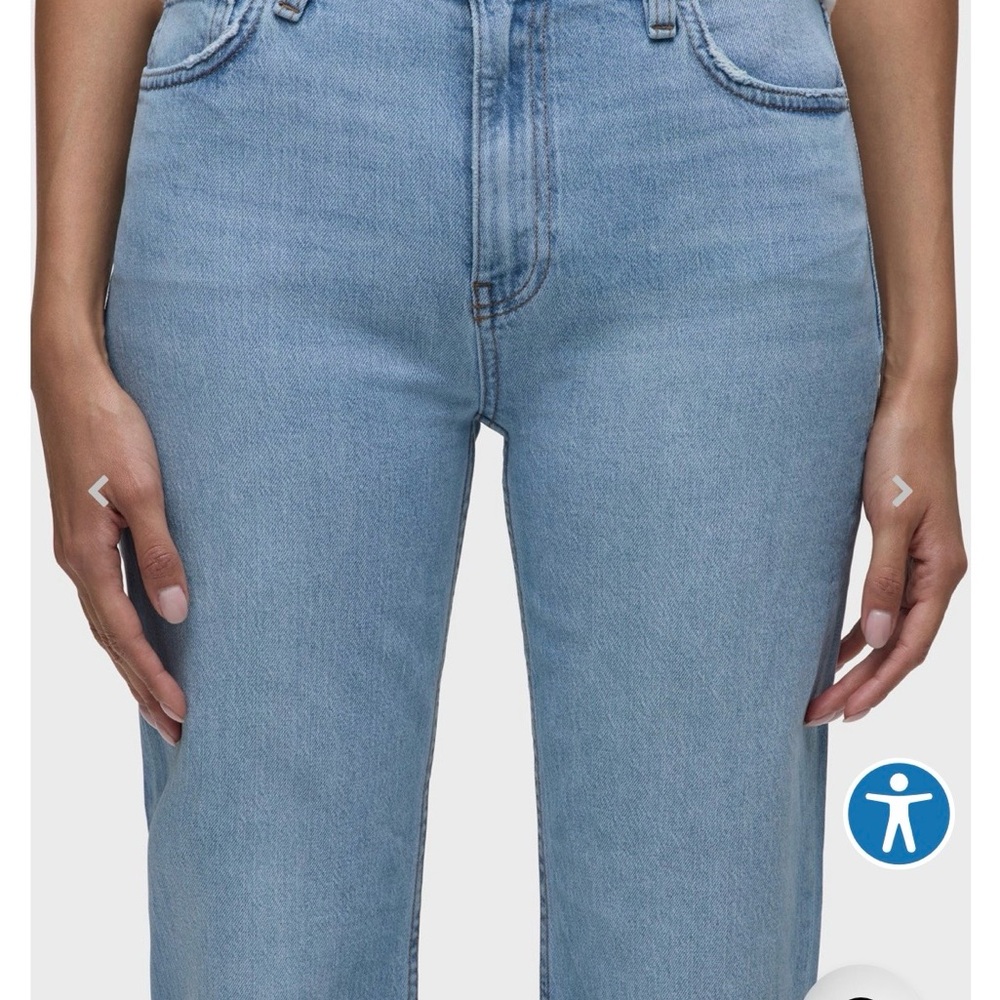 Hudson Jeans Womens Remi Americana Straight Jean, Blue - Picture 5 of 10